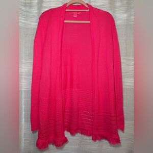 Lilly Pulitzer Vibrant Pink Cardigan